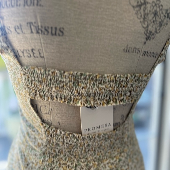 Promesa The Azalea Low Mini Sundress Size Small Seagrass NWT - Picture 11 of 14